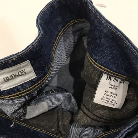 Hudson Womens “Collin” Skinny Jeans Size 29 - Picture 7 of 8